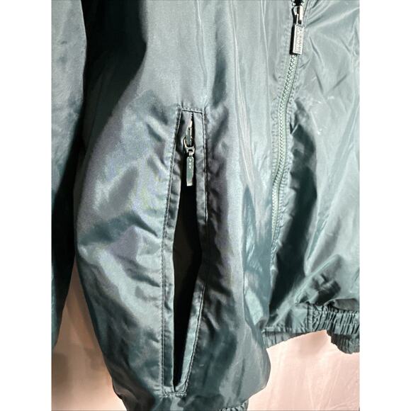 Vintage Tigger Green Jacket Size Medium Hooded Lined Embroidered Y2K Winnie Pooh - Picture 9 of 15